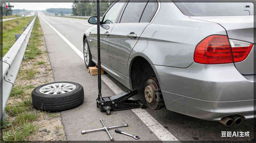 钢城区爆胎道路救援-汽车换备胎
